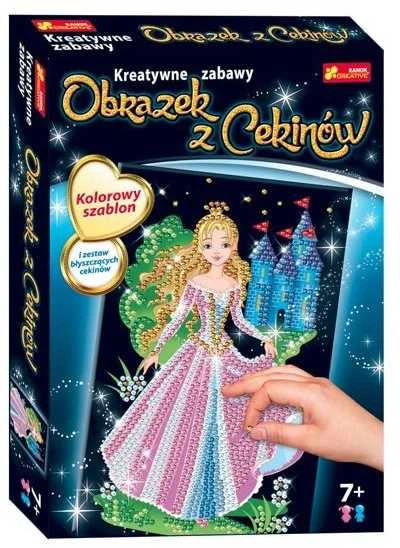 Blizgučių paveikslas QUEEN blizgučių klijavimo rinkinys Ranok-Creative