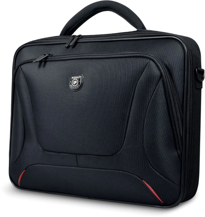Dėklas PORT DESIGNS | Courchevel | Tinka iki 15.6" | Portfelis | Dirželis per petį | Juodas
