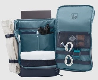 Hewlett Packard (HP) HP Travel 15.6 kuprinė, 25 litrų talpa, RFID ir Bluetooth sekimo kišenė - Pilkas