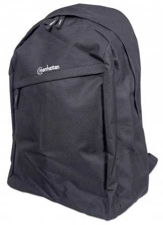 MANHATTAN Knappack Backpack, Lightweight, Top-Loading, For Nešiojamas kompiuteris Computers Up To 15.6″, Juodas, 439831