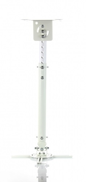 ART RAMP P-107W ART laikiklis P-107W, 47-76cm iki projektoriaus baltas 15KG Tvirtinimas prie lubinio laikiklio