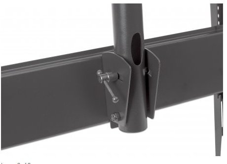 Manhattan 423625 TV laikiklis 177,8 cm (70") Juoda