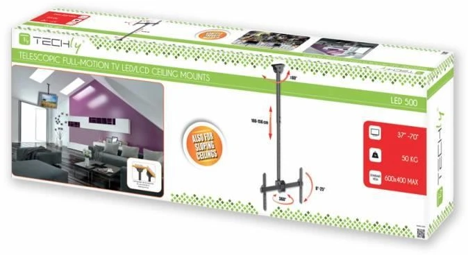 TECHLY 309357 Techly Lubinis laikiklis televizoriui LED / LCD / PLAZMA ...