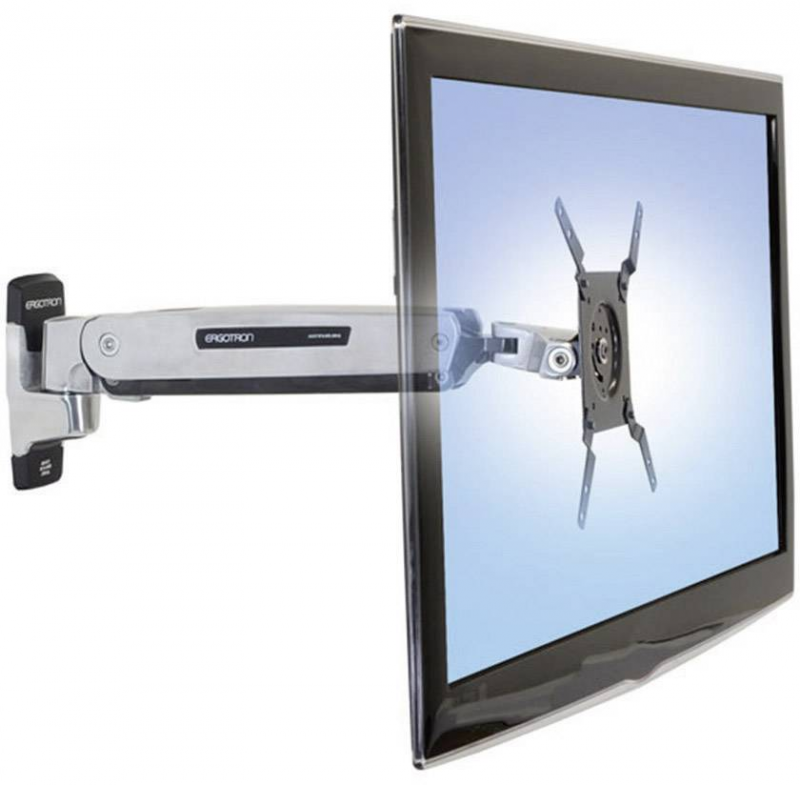 Laikiklis Ergotron 45-361-026, 106,7 cm (42"), 75 x 75 mm, 200 x 200 mm, 0–75°, 360°, sidabro spalvos