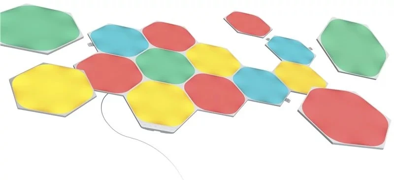 Nanoleaf Nanolapis | „Shapes Hexagons Smarter Kit“ (15 plokščių) | 16 mln.+