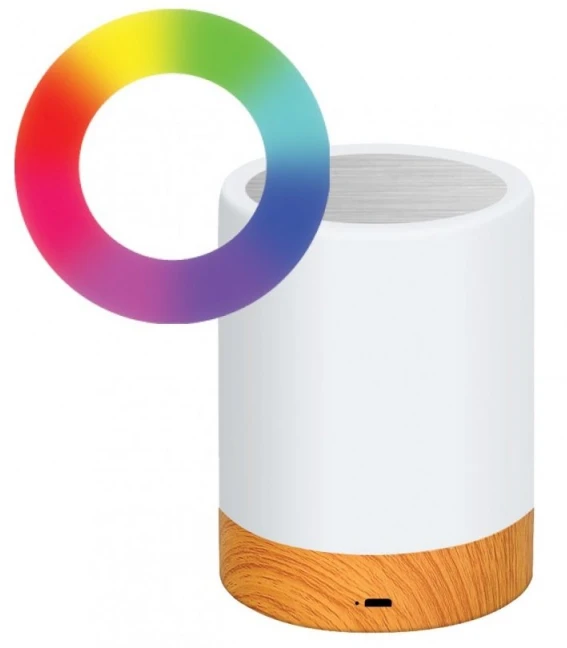 Techly Lampka led rgb touch