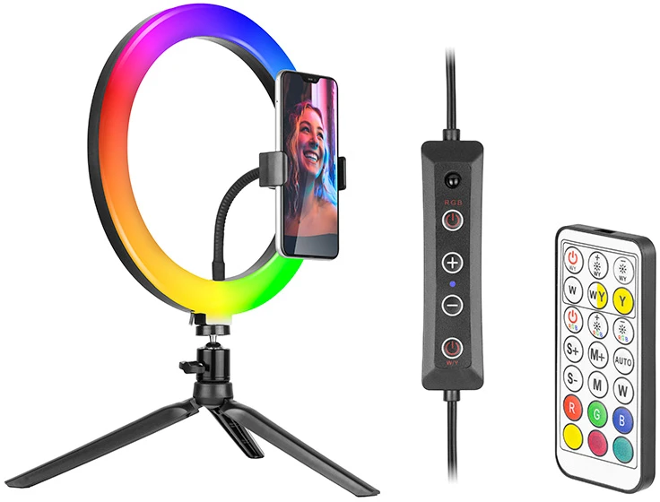 TRACER RING 26cm RGB mini tripod ring lamp