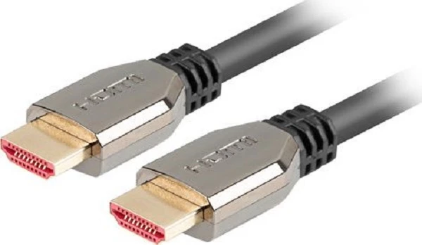 LANBERG HDMI M/M v2.1 cable 0.5m 8K 60Hz juodas