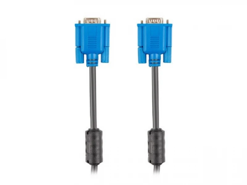 LANBERG Cable VGA M/M 1,8 m dvigubai ekranuota ferito šerdis