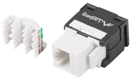 LANBERG KSU5-2000 Keystone be įrankių modulis RJ45->LSA 180deg UTP Cat.5e