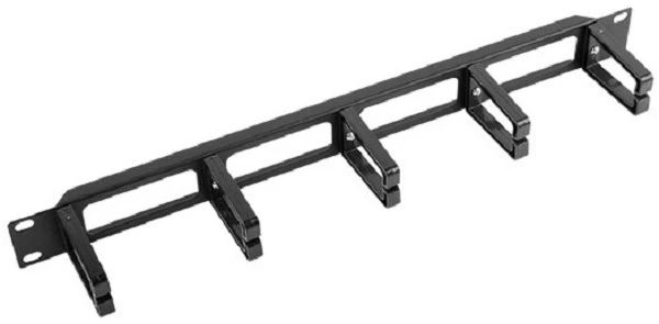 LANBERG AK-1202-B cable management panel type B 19 1U juodas