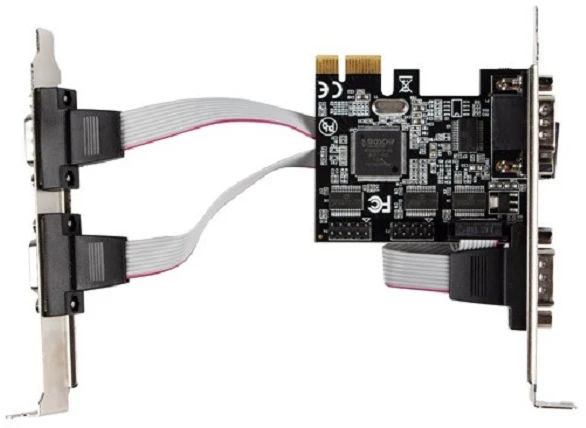LANBERG PCE-DB9-004 PCI Express->COM 9PIN X4 + žemo profilio laikiklis