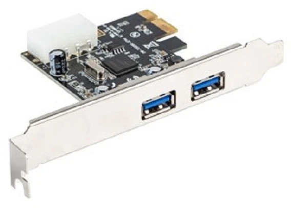 LANBERG PCE-US3-002 PCI Express->USB 3.1 GEN1 2 prievadų + žemo profilio