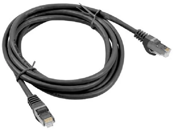 LANBERG PCF6-10CC-0200-BK Patchcord RJ45 kat.6 FTP 2m Juodas