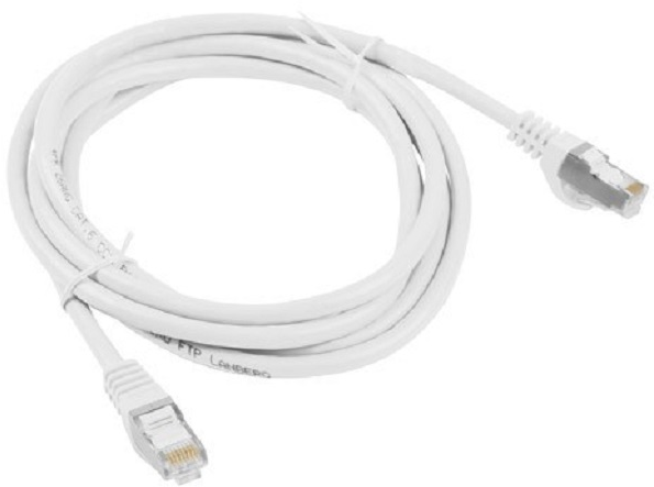 LANBERG PCF6-10CC-0200-W Lanberg Patchcord RJ45 kat.6 FTP 2m Baltas