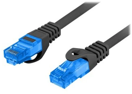 LANBERG patchcord kat.6A FTP LSZH CCA 10m juodas
