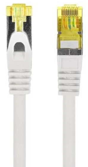 LANBERG patchcord cat.6A S/FTP LSZH CU 0.5m pilkas