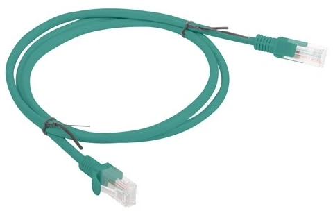 LANBERG PCU5-10CC-0100-G Patchcord RJ45 kat. 5e UTP 1m žalias