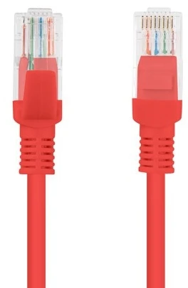 LANBERG PCU5-10CC-0300-R Lanberg Patchcord RJ45 kat. 5e UTP 3m raudona