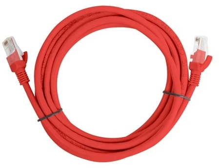 LANBERG PCU5-10CC-0300-R Lanberg Patchcord RJ45 kat. 5e UTP 3m raudona