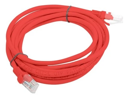 LANBERG PCU5-10CC-0300-R Lanberg Patchcord RJ45 kat. 5e UTP 3m raudona