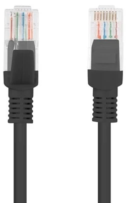 Tinklo Kabelis - Lanberg Patchcord RJ45 Cat. 5e, Juodas
