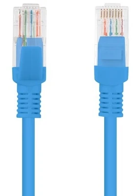 LANBERG PCU5-10CC-1000-B Patchcord RJ45 kat. 5e UTP 10m mėlyna