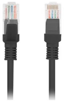 LANBERG patchcord kat.5e 30m juodas