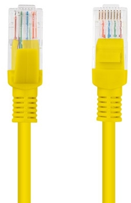 Lanberg PCU6-10CC-0025-Y networking cable Geltona 0.25 m Cat6 U/UTP (UTP)