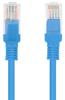LANBERG PCU6-10CC-0100-B Patchcord RJ45 cat. 6 UTP 1 m mėlynas