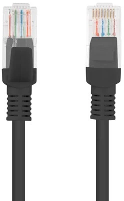 LANBERG PCU6-10CC-0200-BK patchcord RJ45 kat. 6 UTP 2m juodas