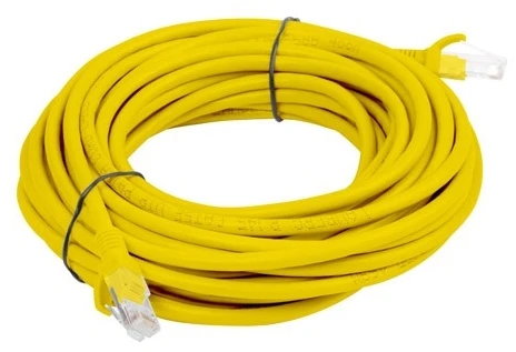 LANBERG PCU6-10CC-0500-Y Patchcord RJ45 kat. 6 UTP 5m geltona