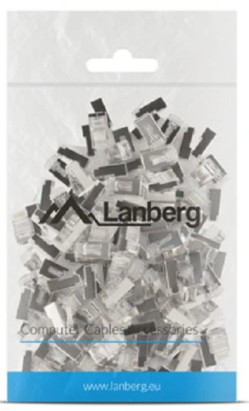 LANBERG PLS-5000 Plug RJ-45 FTP CAT5E PLUG 8P8C 100PCS