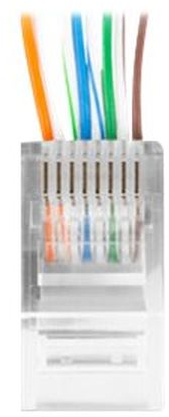 LANBERG PLU-5000EZ Lanberg Plug RJ-45 UTP CAT5E, 8P8C (100PCS)