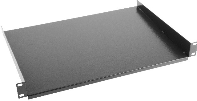Serverių lentyna LANBERG AK-1008-B Lanberg fixed shelf 19, 1U/483x315mm, max load capacity iki 20kg juodas