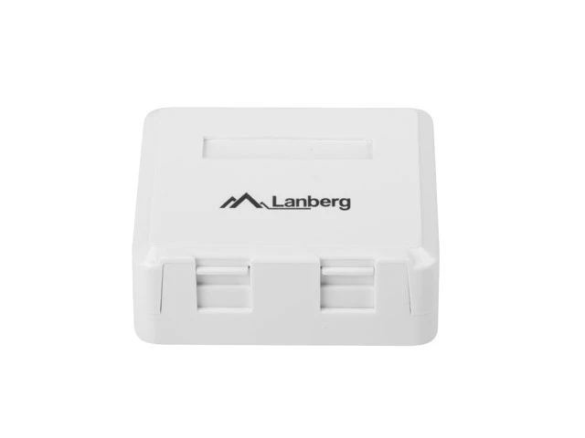 LANBERG OK1-0002-W Paviršiaus montavimo dėžutė Keystone 2 prievadui