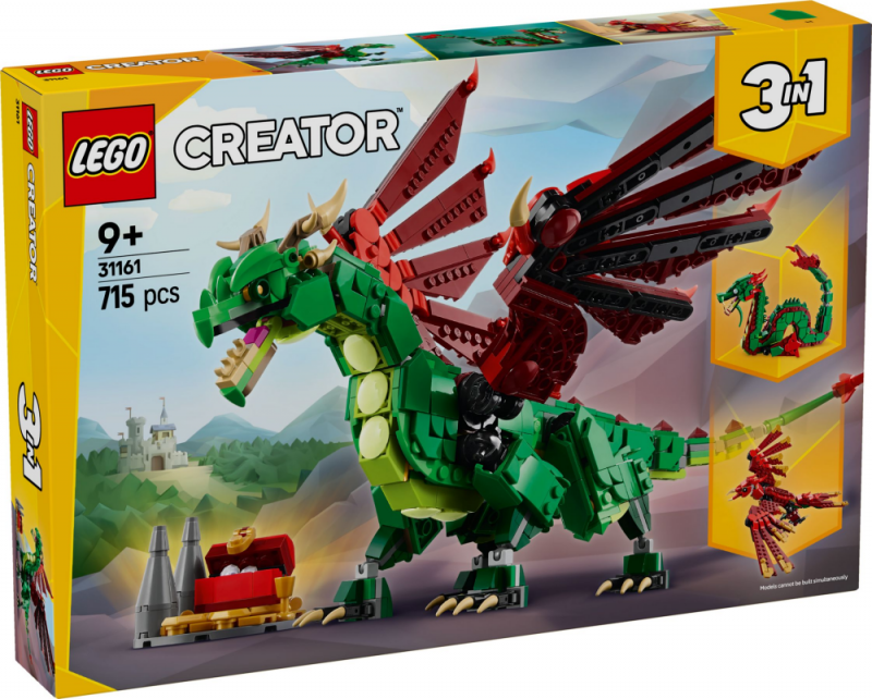 LEGO® Creator 3in1 Viduramžių drakonas (31161)