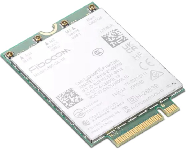 Maršrutizatorius Lenovo | 4G LTE CAT16 M.2 WWAN moduliai | ThinkPad Fibocom L860-GL-16
