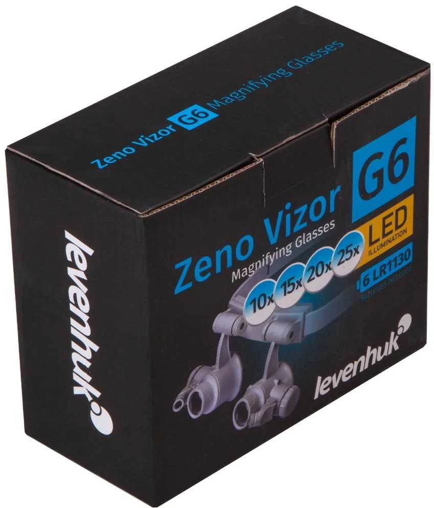Levenhuk Zeno Vizor G6 Magnifying Glasses 10/15/20/25x