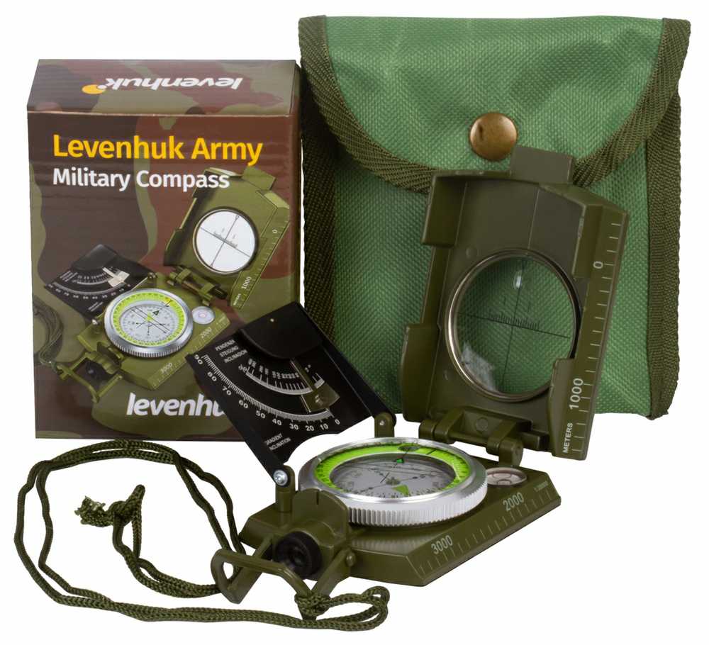 Levenhuk armijos AC20 kompasas