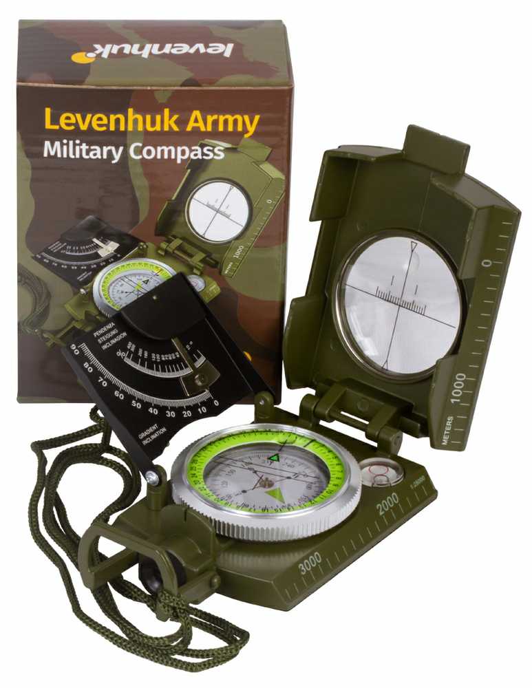 Levenhuk armijos AC20 kompasas
