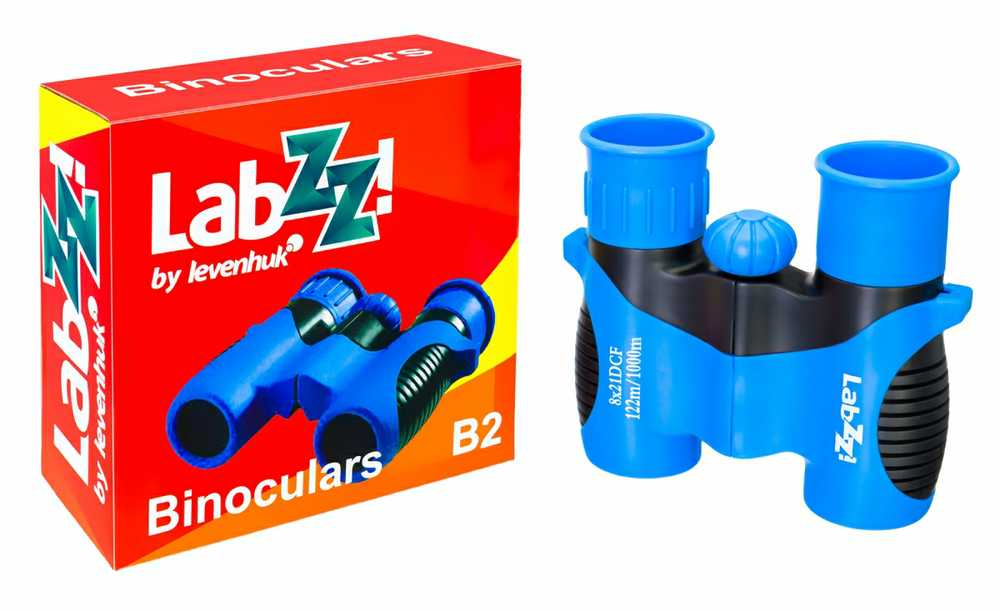 Levenhuk LabZZ B2 Mėlyna Wave vaikiški žiūronai