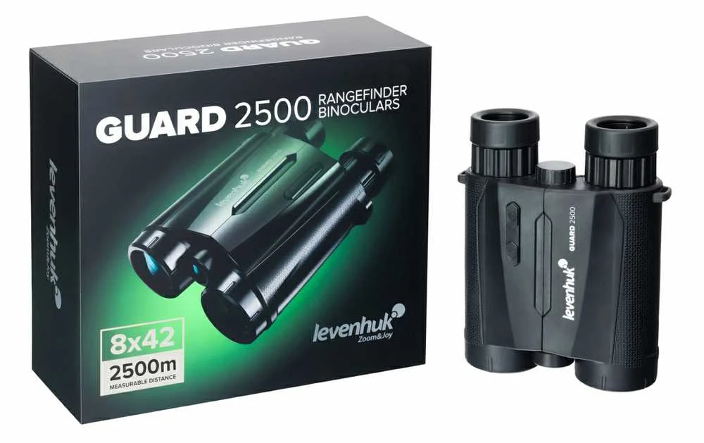 Binokliai Levenhuk Guard 2500 su pakuote