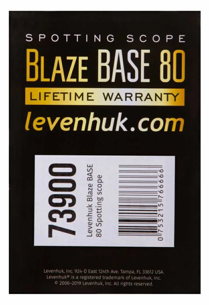 Stebėjimo monoklis Levenhuk Blaze BASE 80