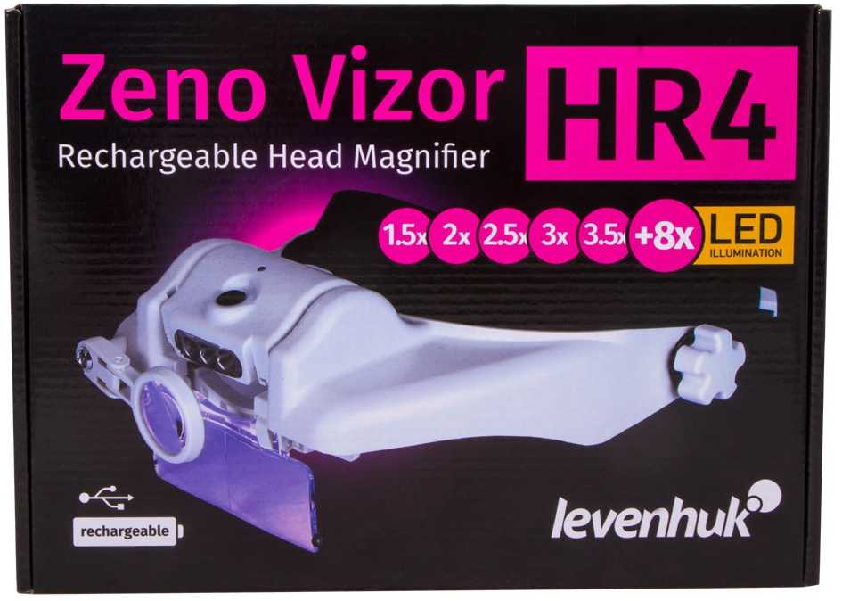 Levenhuk Zeno Vizor HR4 Head Rechargeable Magnifier 1/1.5/2/2.5/3.5 x