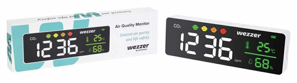 „Levenhuk Wezzer Air MC50“ oro kokybės monitorius