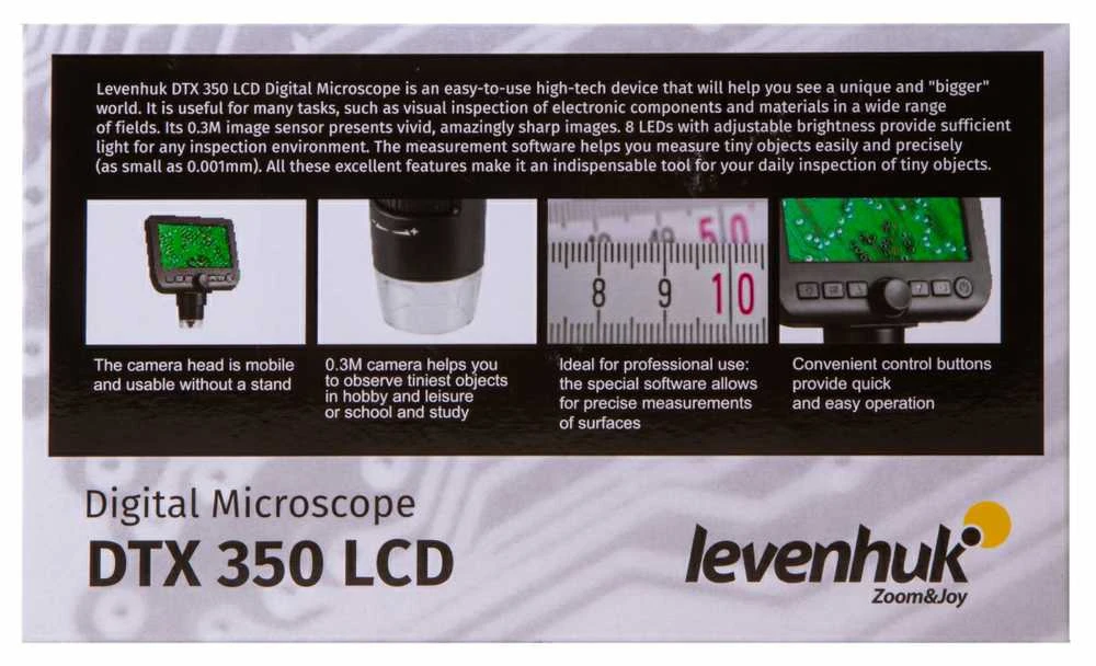 Skaitmeninis mikroskopas Levenhuk DTX 350 LCD 20x-300x