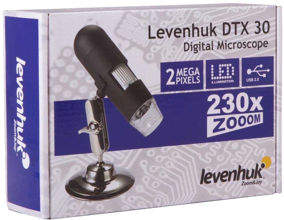 Mikroskopas Kompaktiškas skaitmeninis Levenhuk DTX 30 20x-230x