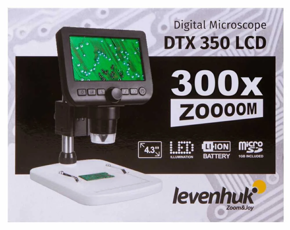 Skaitmeninis mikroskopas Levenhuk DTX 350 LCD 20x-300x