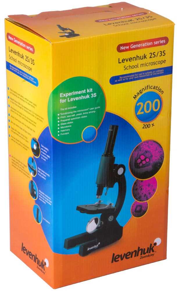 Levenhuk 2S NG mikroskopas 200x